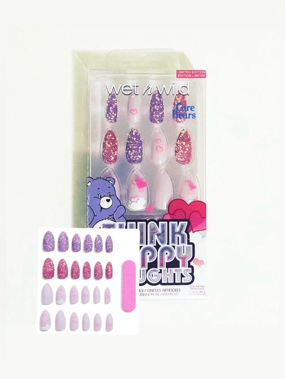 Wet N Wild Care Bears Think Happy Thoughts Artificial Nails